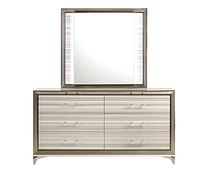 Zagreb Dresser and Mirror with LED